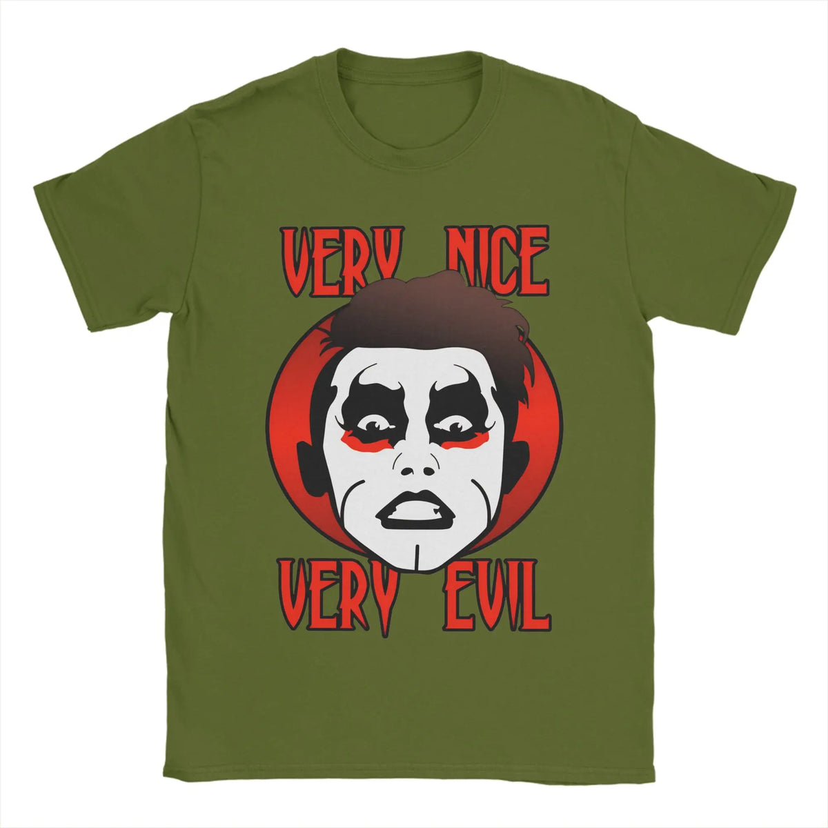 Very Evil Danhausen Wrestler T-Shirt for Men  Funny Pure Cotton Tees Crew Neck Short Sleeve T Shirt Big Size Clothes