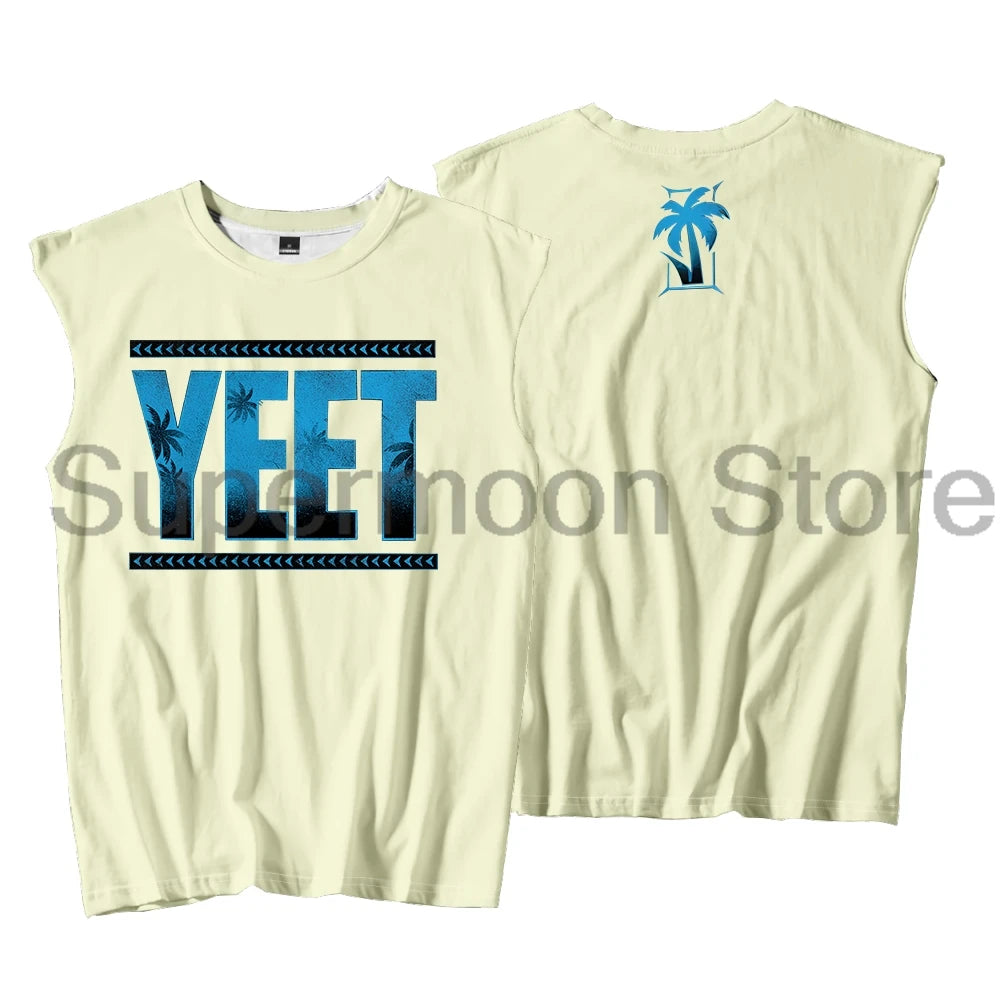 Jey Uso Yeet Tank Tops Unisex Sleeveless Sport Gym Vest Women Men Streetwear Trendy Outdoor Sportwear