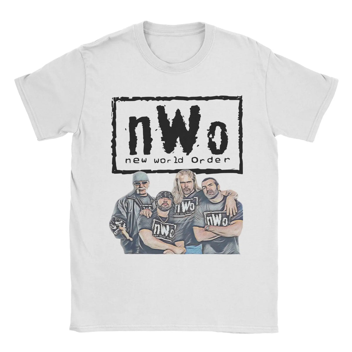 NWO Macho Man Randy Savage Madness  T Shirts for Men Women 100% Cotton Casual T-Shirts Crew Neck Tee Shirt Short Sleeve Clothes