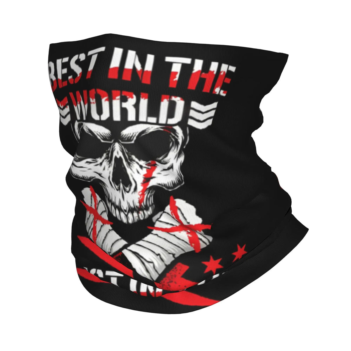 Wrestling CM Punk Bandana Neck Gaiter Printed  Mask Scarf Multifunctional Face Mask Fishing for Men Women Adult Washable