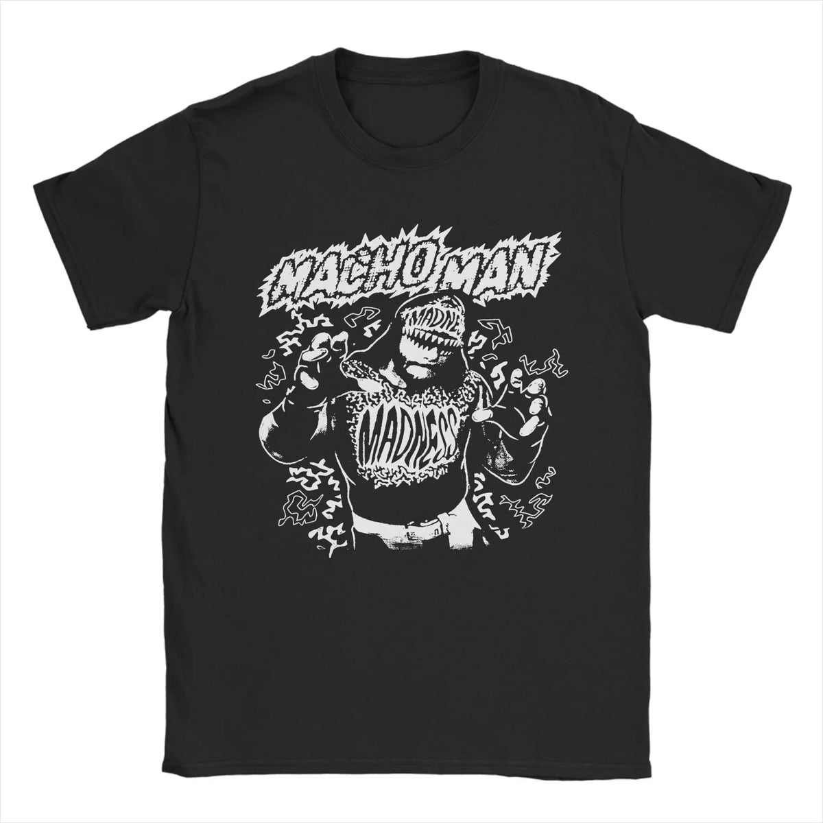 NWO Macho Man Randy Savage Madness  T Shirts for Men Women 100% Cotton Casual T-Shirts Crew Neck Tee Shirt Short Sleeve Clothes