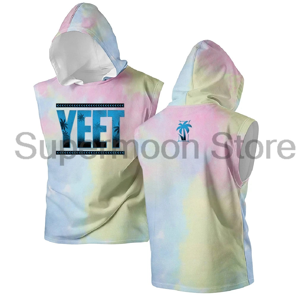 Jey Uso Yeet Sleeveless Hoodie Women Men Outdoor Hooded Tank Tops Unisex Sport Gym Vest