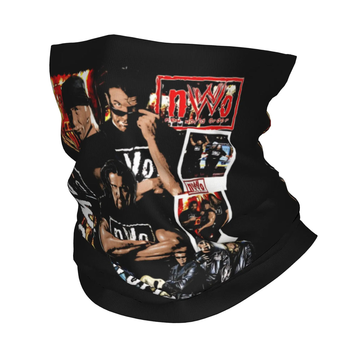 Hulk Hogan NWO 4 Life Bandana Neck Gaiter Printed Magic Scarf Multi-use Headband Cycling Unisex Adult Winter