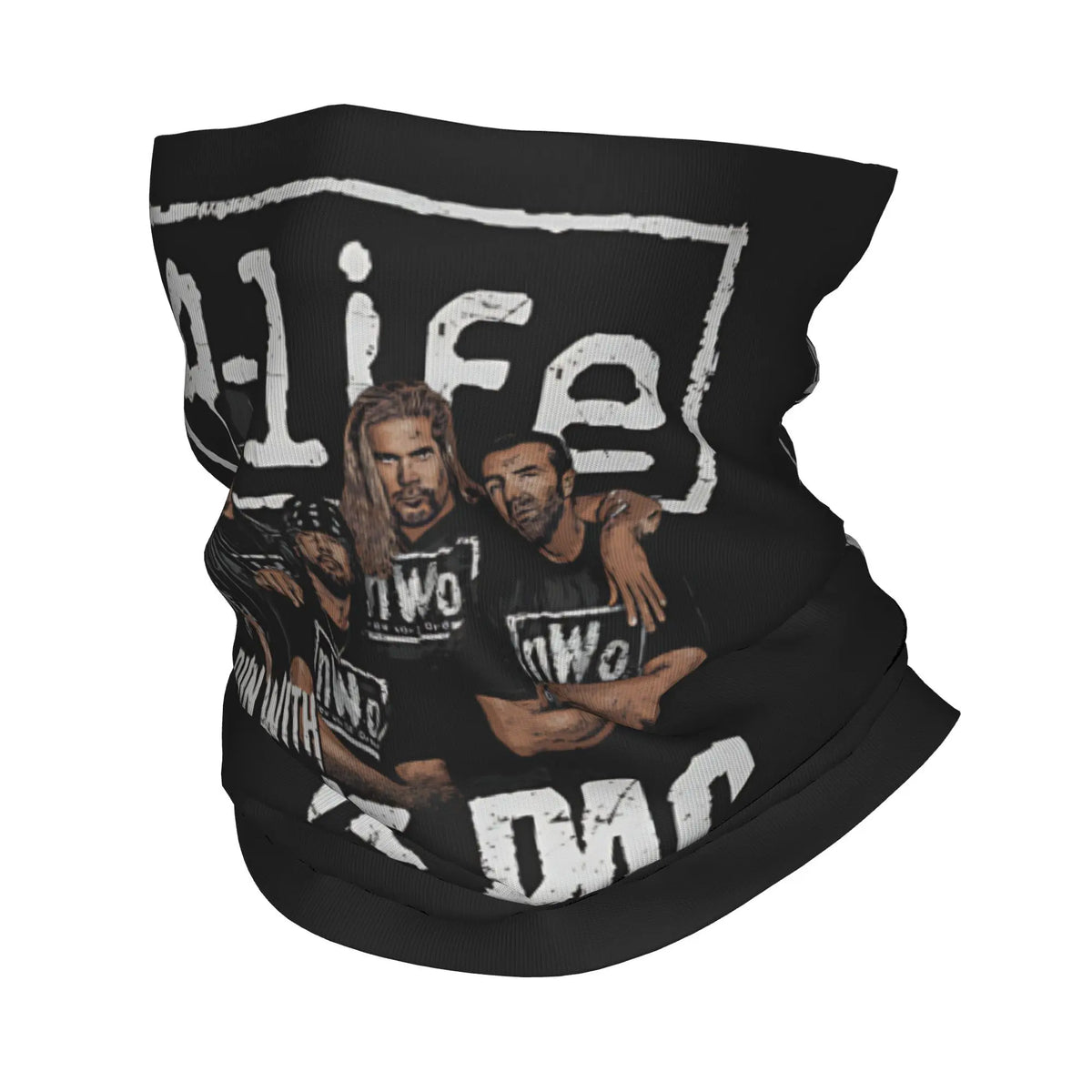 Hulk Hogan NWO 4 Life Bandana Neck Gaiter Printed Magic Scarf Multi-use Headband Cycling Unisex Adult Winter