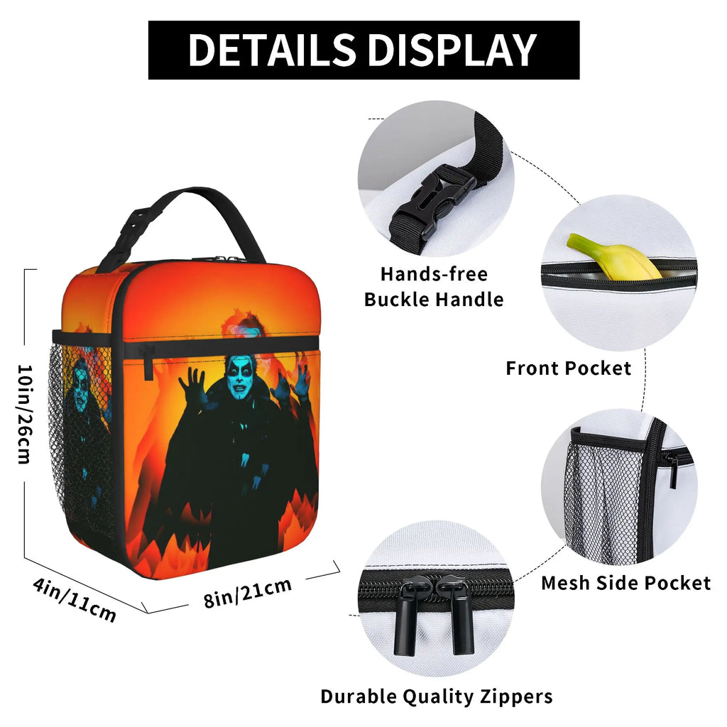 Danhausen You Are Cursed Insulated Lunch Bag for Men Women Wrestler Food Container Portable Cooler Thermal Bento Box For Travel