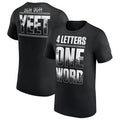 T-Shirt Men's Black Jey Uso Four Letters, One Word