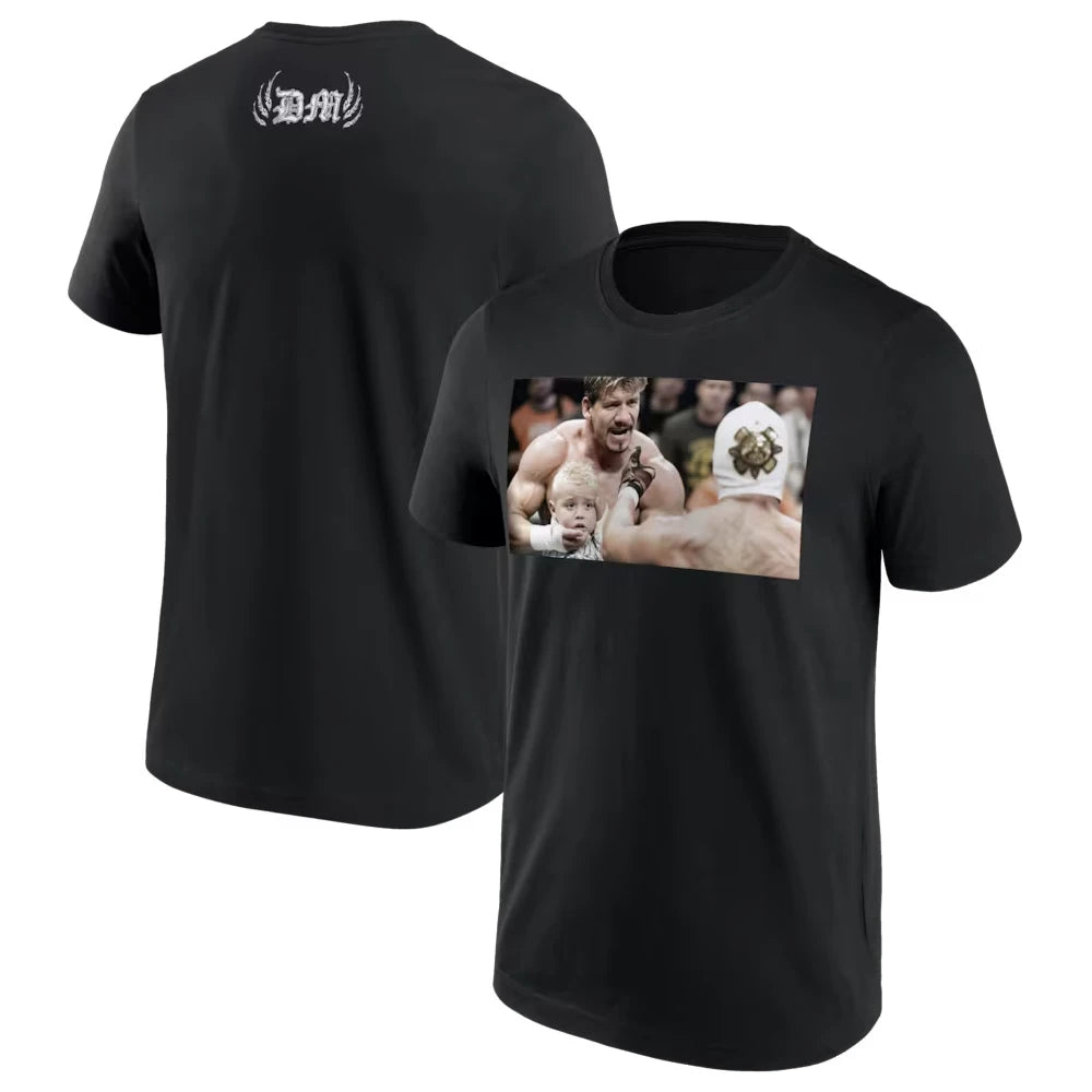 Men's Dominik Mysterio Custody Battle Photo T-Shirt 3D Printed Sports Quick Dry Short Sleeve Daily Casual Plus Size T-Shirts
