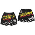 Men's Danhausen Wrestling Shorts Horror Cursed Teeth Gothic Mesh Shorts Unisex Harajuku Casual Streetwear Gym Beach Shorts