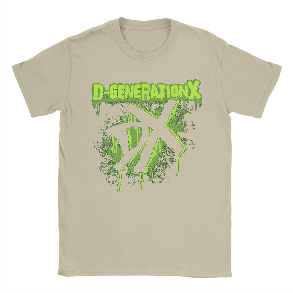 D-Generation-X Wrestling Men T Shirt Wrestler Boxer Casual Tee Shirt Short Sleeve O Neck T-Shirts Cotton Original merch