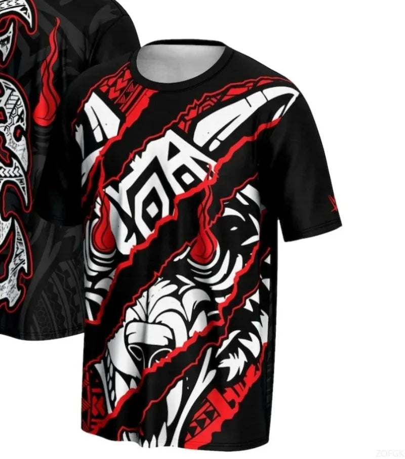 2025 Wrestling 3D Printed T-shirt Breathable and Comfortable Summer T-shirt Street Casual Round Neck Top