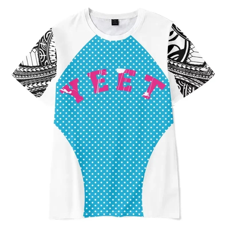 Jey Uso Yeet 3D Print T Shirt Men Women Fashion Short Sleeve Tops Tees Sports Wrestling Y2k Clothing 2026