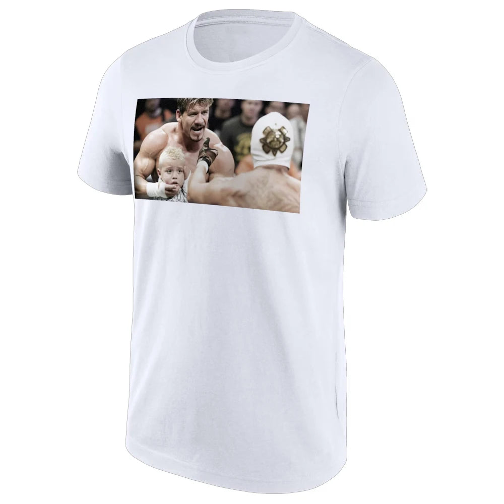 Men's Dominik Mysterio Custody Battle Photo T-Shirt 3D Printed Sports Quick Dry Short Sleeve Daily Casual Plus Size T-Shirts