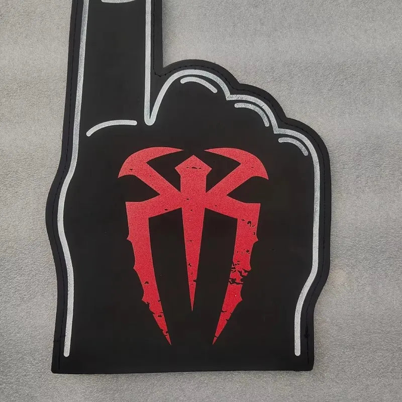 Roman Reigns OTC Logo Foam Gloves Black Palm Cheering Sports Bar Wrestling Fan Gear Tribal Chief Accessories