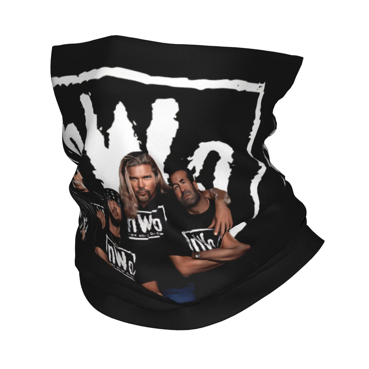 Hulk Hogan NWO 4 Life Bandana Neck Gaiter Printed Magic Scarf Multi-use Headband Cycling Unisex Adult Winter