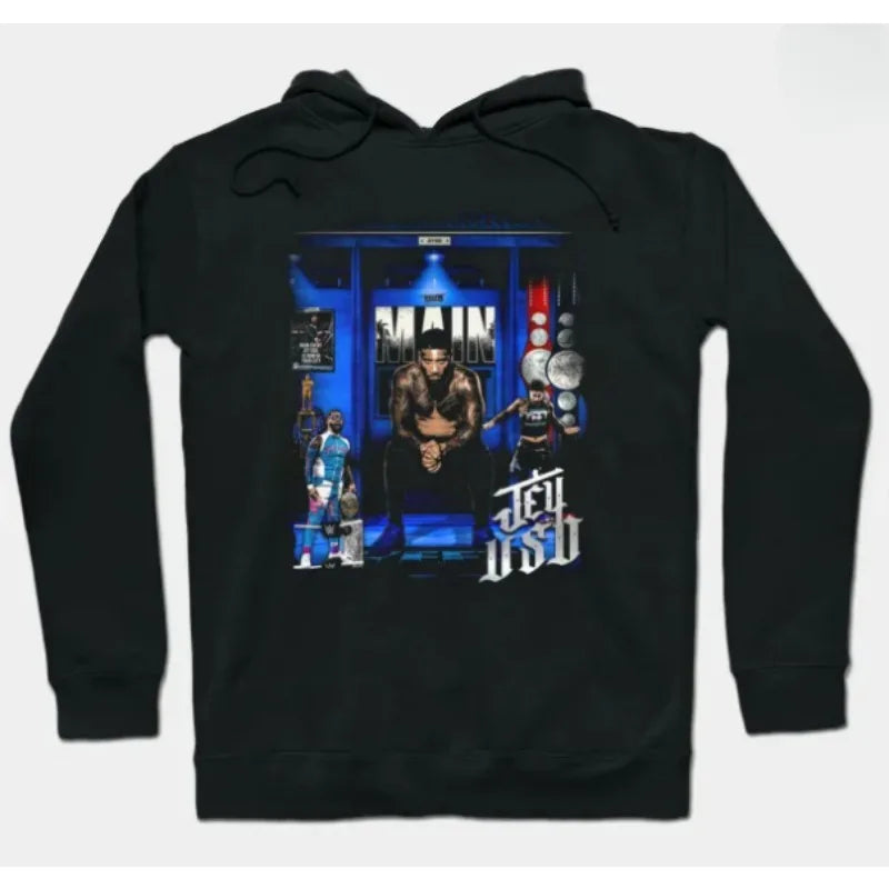 Jey Uso Yeet Hoodies Merch Hooded Women/Men Fashion Casual Streetwear Sweatshirts Clothing Fashion Hoodie Outwear