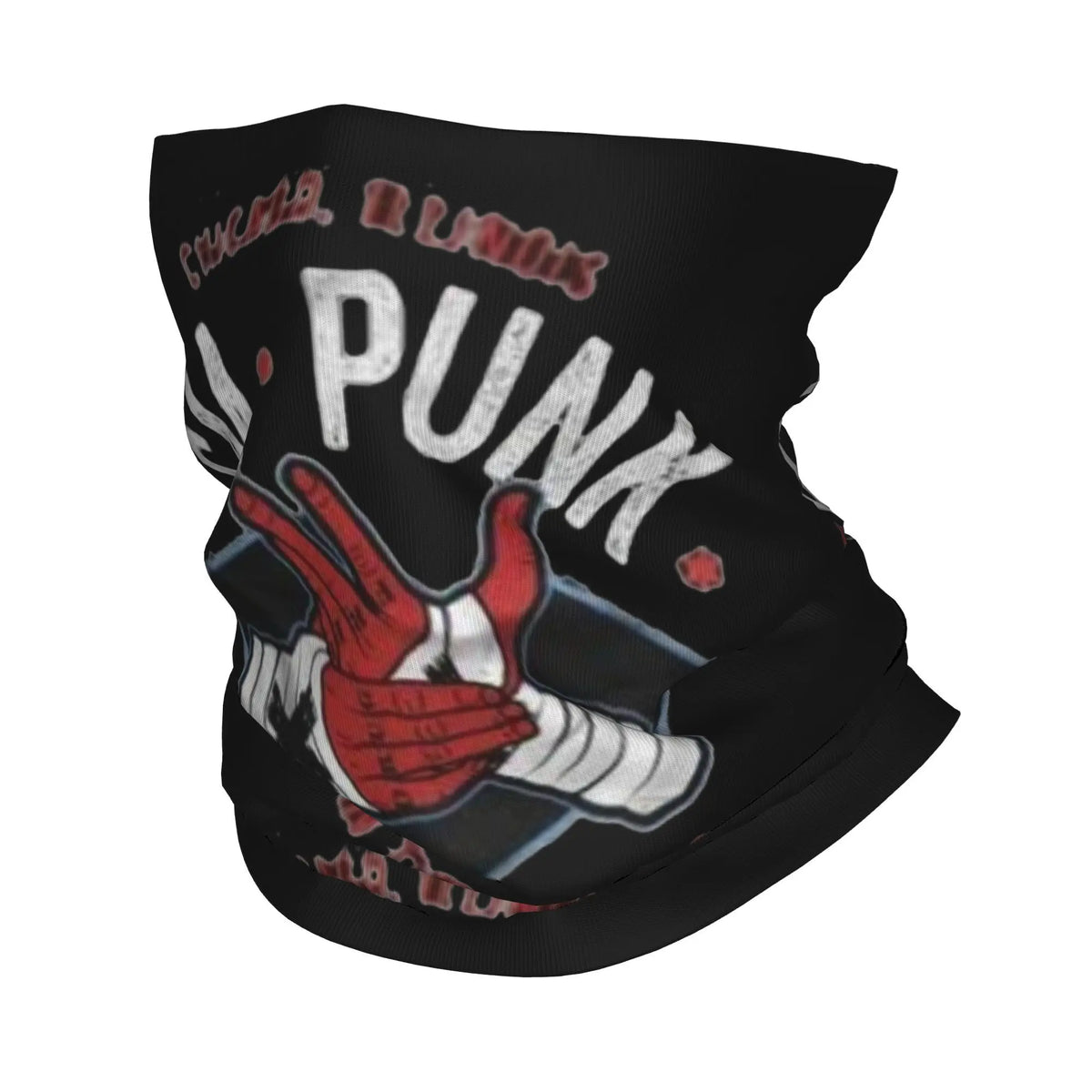 Wrestling CM Punk Bandana Neck Gaiter Printed  Mask Scarf Multifunctional Face Mask Fishing for Men Women Adult Washable