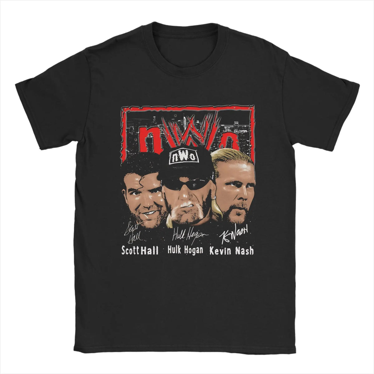 NWO Macho Man Randy Savage Madness  T Shirts for Men Women 100% Cotton Casual T-Shirts Crew Neck Tee Shirt Short Sleeve Clothes