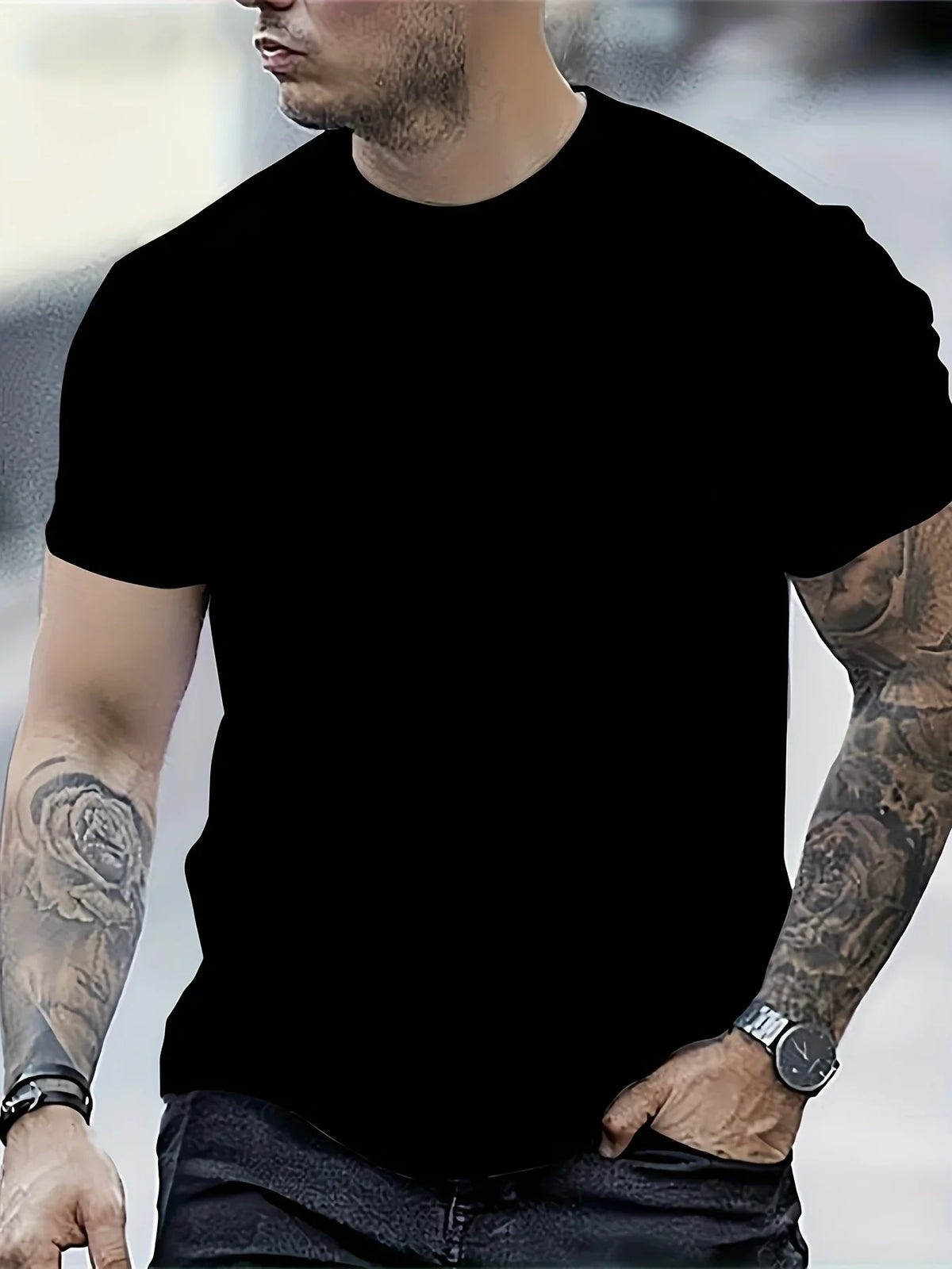 Summer Men's 3D Printing Famous Wrestler Rey Mysterio T-shirt Children's Street Round Neck Sports Large Breathable And Cool Top