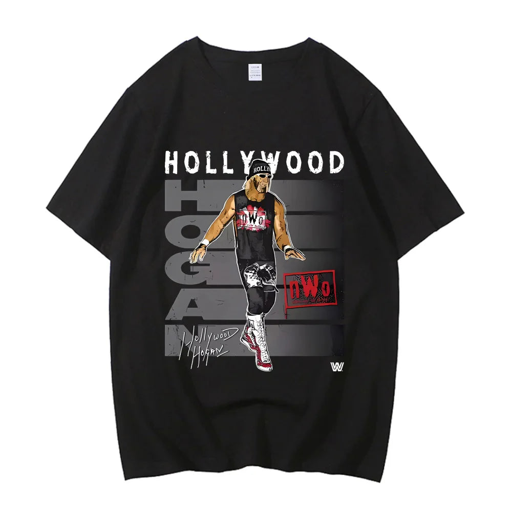 Hulk Hogan RIP Remembering Wrestling Legend T Shirt For Unisex High Quality Cotton T-shirts Short Sleeve Clothing
