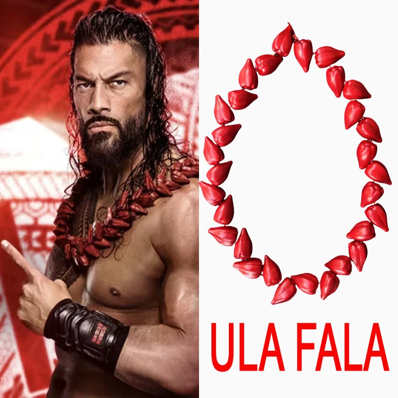 Roman Reigns ULA FALA Tribal Chief Samoan OTC ULA FALA Necklace Family Tribe Necklace