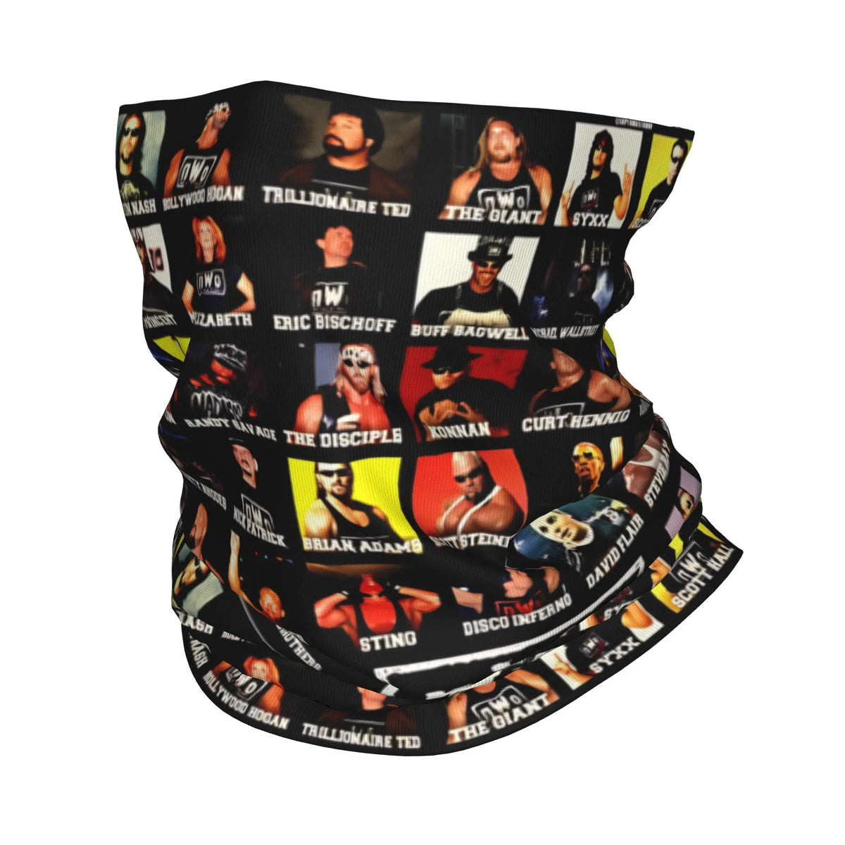 Hulk Hogan NWO 4 Life Bandana Neck Gaiter Printed Magic Scarf Multi-use Headband Cycling Unisex Adult Winter