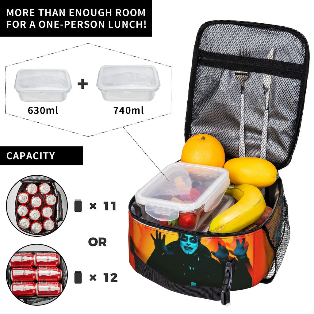 Danhausen You Are Cursed Insulated Lunch Bag for Men Women Wrestler Food Container Portable Cooler Thermal Bento Box For Travel