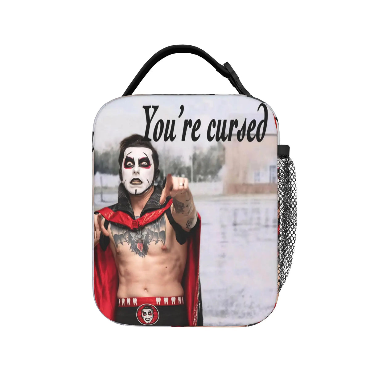 Danhausen You Are Cursed Insulated Lunch Bag for Men Women Wrestler Food Container Portable Cooler Thermal Bento Box For Travel