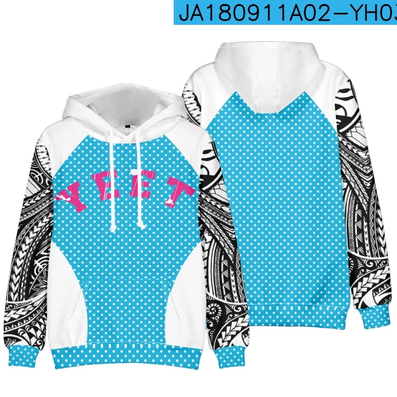 2026 Jey Uso Yeet Hoodies Merch Hooded Women/Men Fashion Casual Streetwear Sweatshirts Clothing Fashion Hoodie Outwear