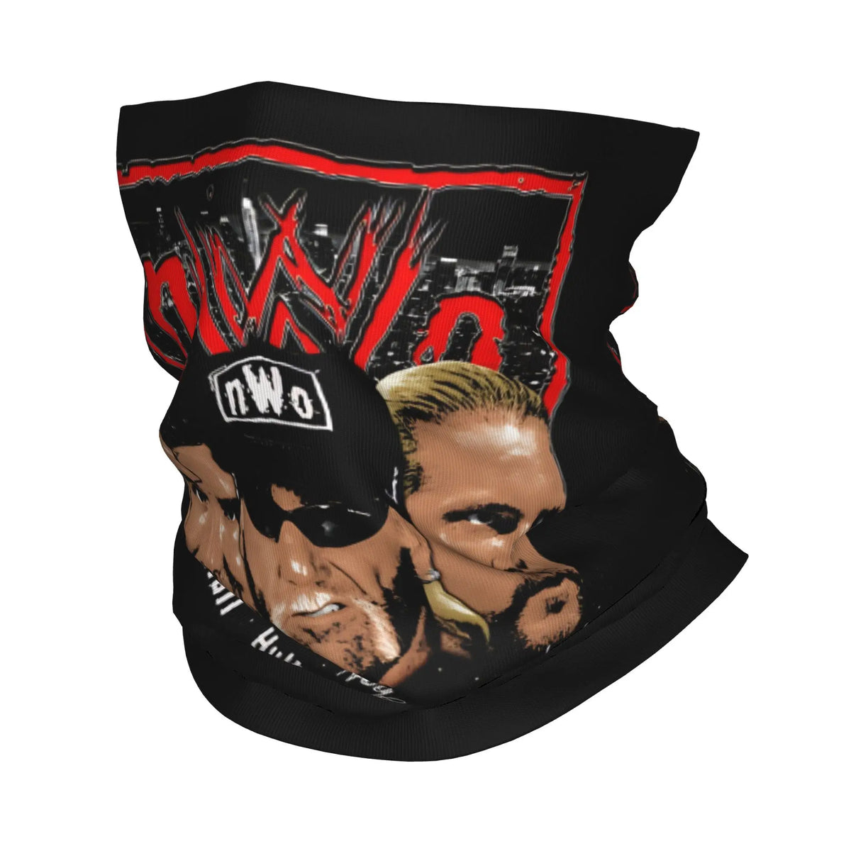 Hulk Hogan NWO 4 Life Bandana Neck Gaiter Printed Magic Scarf Multi-use Headband Cycling Unisex Adult Winter