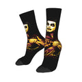 Danhausen Cursed Funny Wrestling Socks Men Women Polyester Casual  Socks Novelty Spring Summer Winter Middle Tube Socks Gifts
