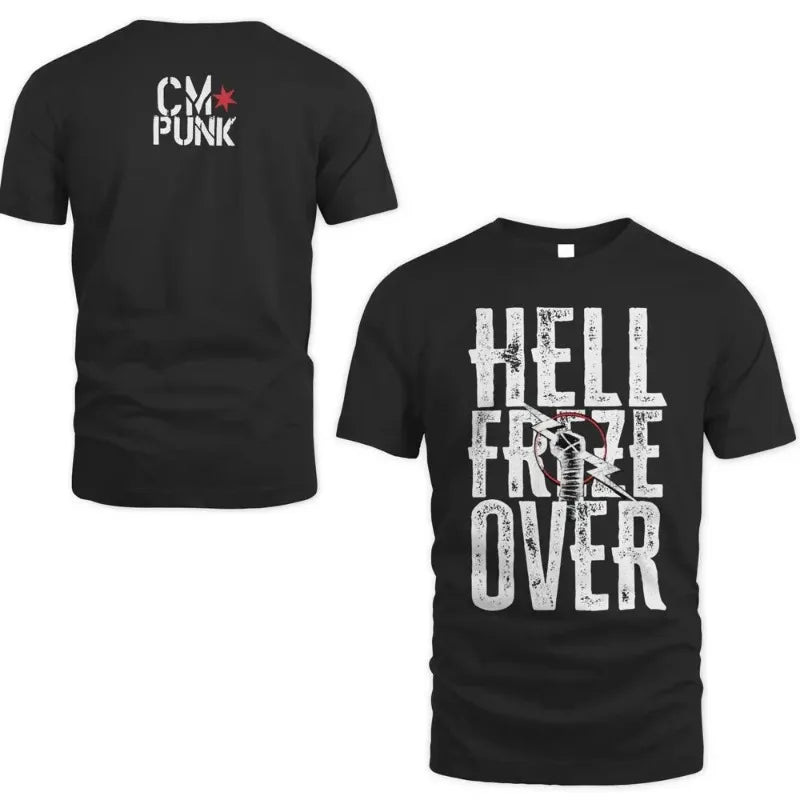 2024 Summer CM Punk T Shirt Wrestling Tshirt Vintage Cotton Boxing Champion Gym Cotton Clothes Training Tee Tops Fashion