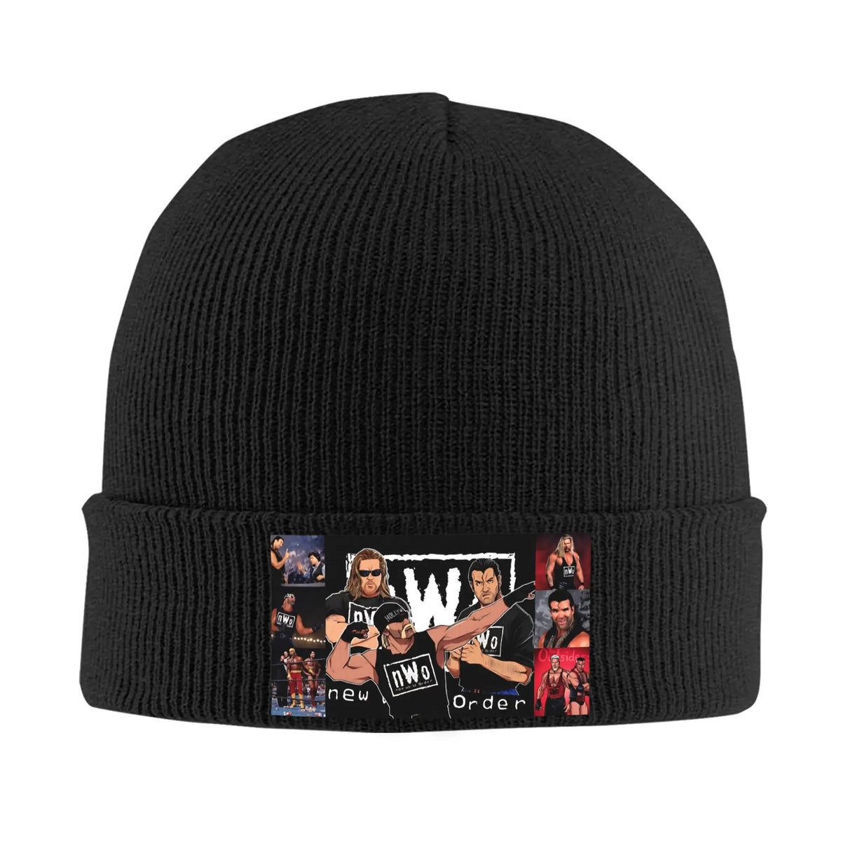 NWO Rebels Hats Autumn Winter Beanies Street  Caps Female Male Acrylic Bonnet
