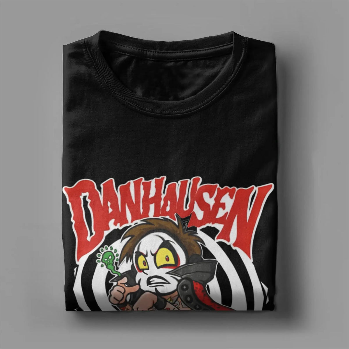 Danhausen Wrestler T Shirt Men 100% Cotton Hipster T-Shirt Round Neck  Tee Shirt Short Sleeve Tops Big Size