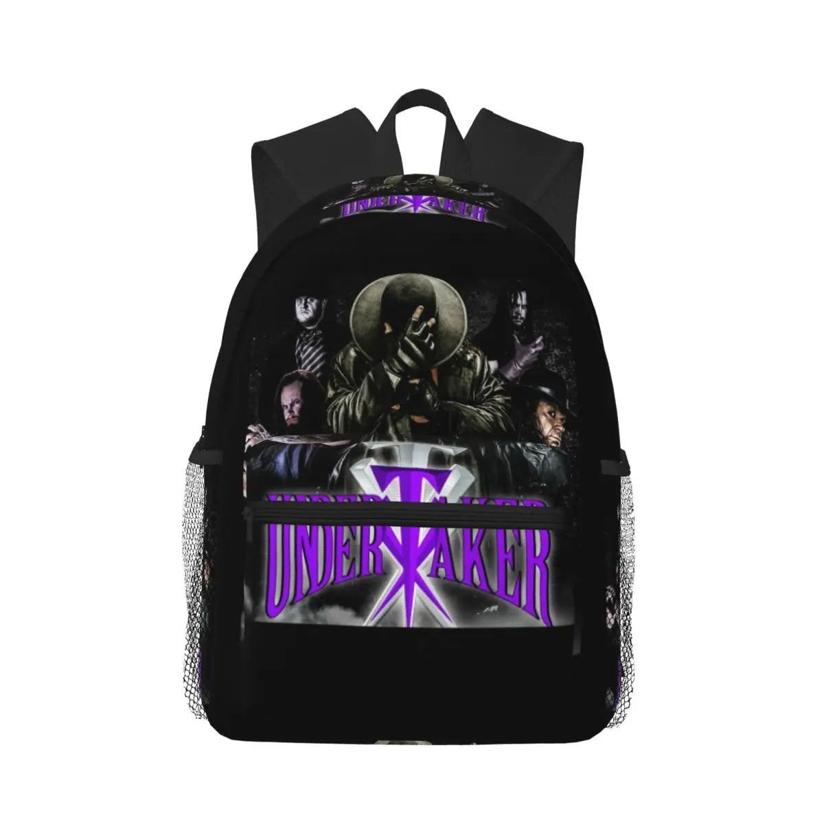 The Undertaker Wrestling Professional Wrestler Student Backpack School Bag Hiking Daypack for Boys Girl Bookbag Shoulder Bag