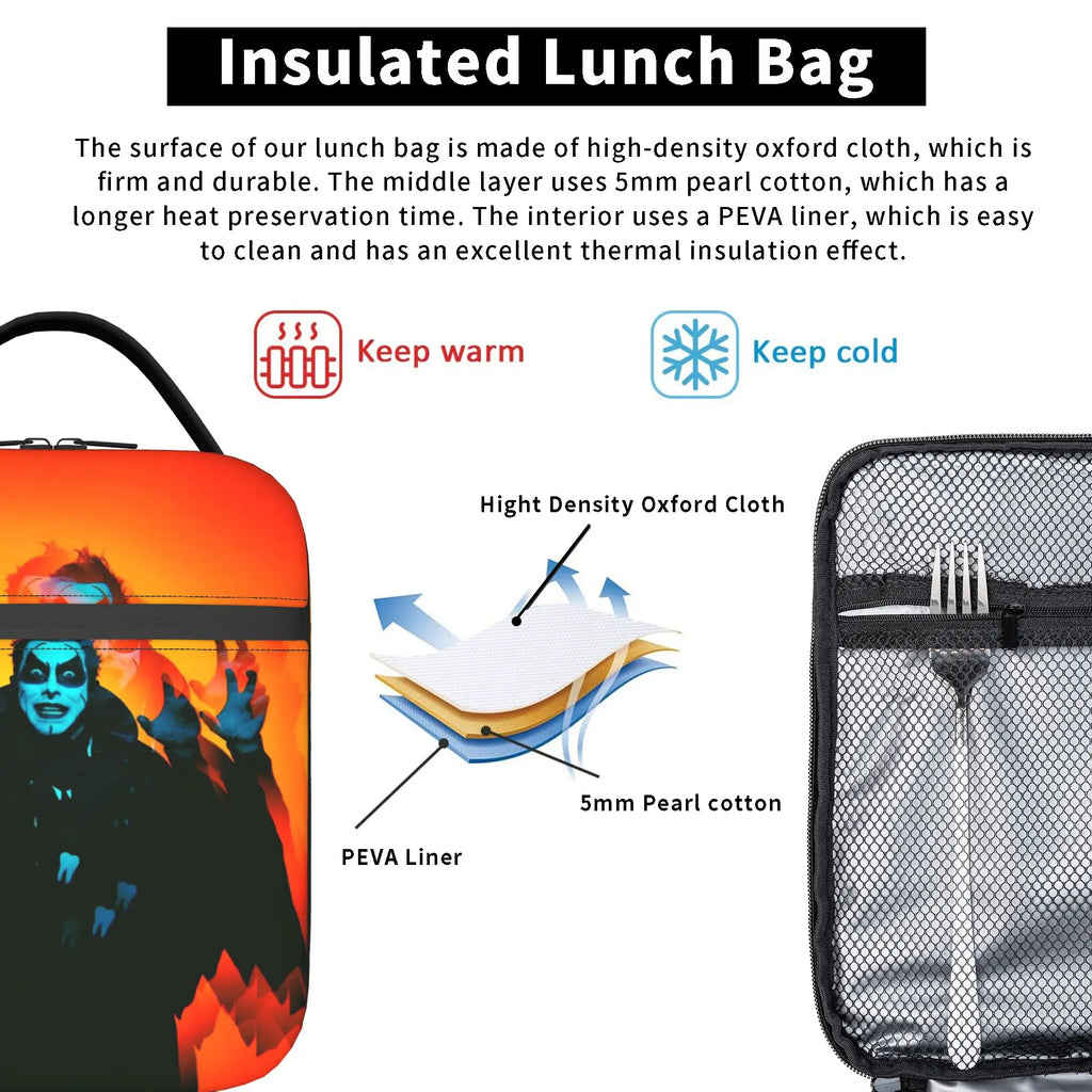 Danhausen You Are Cursed Insulated Lunch Bag for Men Women Wrestler Food Container Portable Cooler Thermal Bento Box For Travel