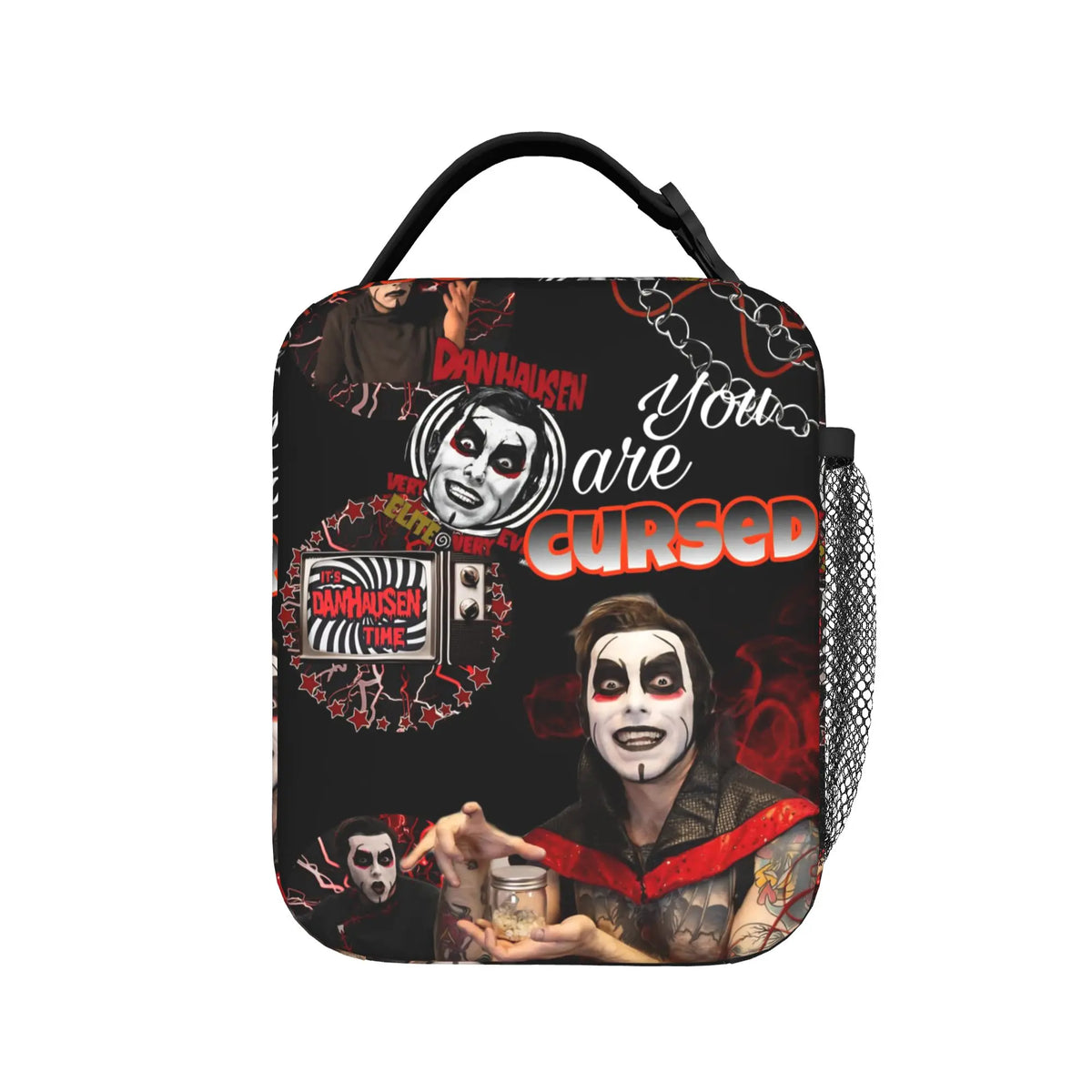 Danhausen You Are Cursed Insulated Lunch Bag for Men Women Wrestler Food Container Portable Cooler Thermal Bento Box For Travel