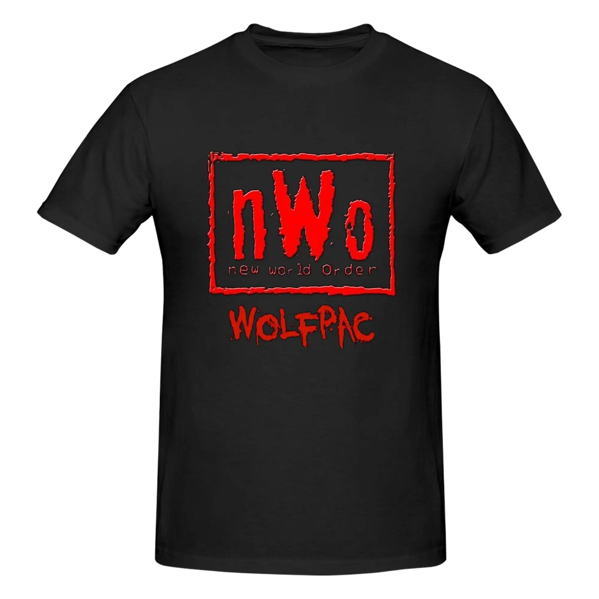 100% Cotton NWO New World Order Wrestling T-Shirt Men's Double Sided T Shirt Men O-Neck Summer Shirts Tops Oversized