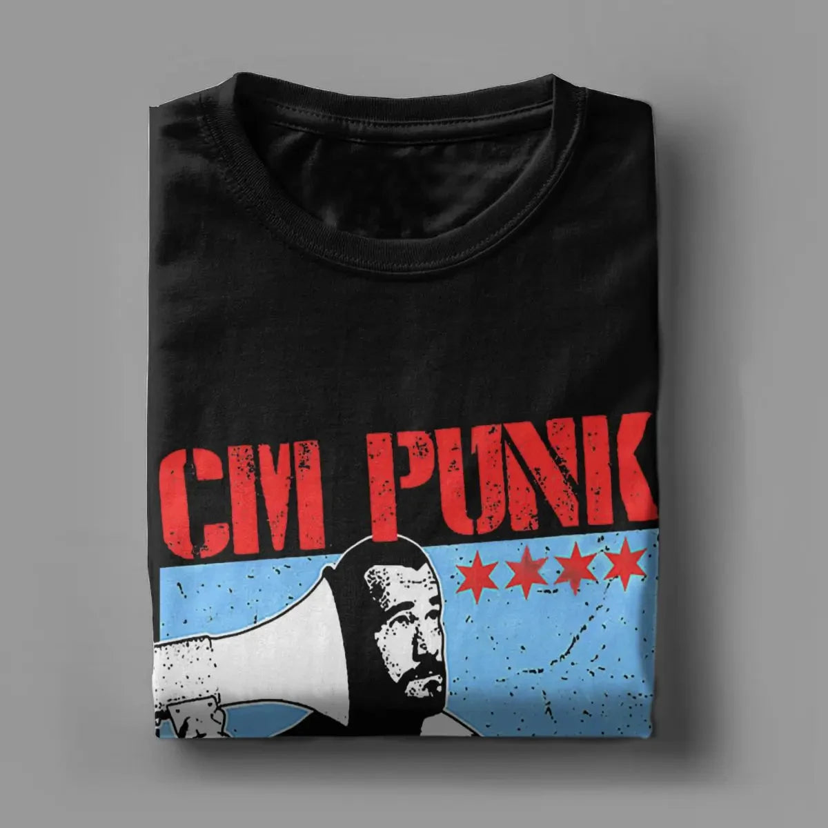Men Cm Punk Aew Best In The World T Shirts Pure Cotton Clothing Fashion Humor Short Sleeve O Neck Tee Shirt Plus Size T-Shirts