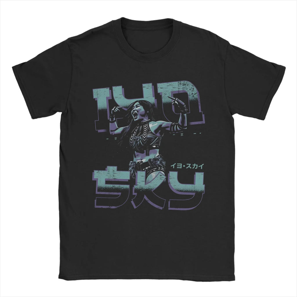2026 New Rhea Ripley & Iyo Sky wrestling Graphic Tshirt unisex Short Sleeve Loose Cotton shirt Y2k fashion Summer Men streetwear