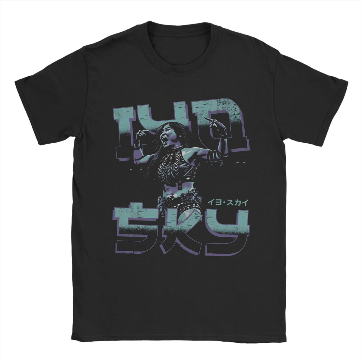 2026 New Rhea Ripley & Iyo Sky wrestling Graphic Tshirt unisex Short Sleeve Loose Cotton shirt Y2k fashion Summer Men streetwear