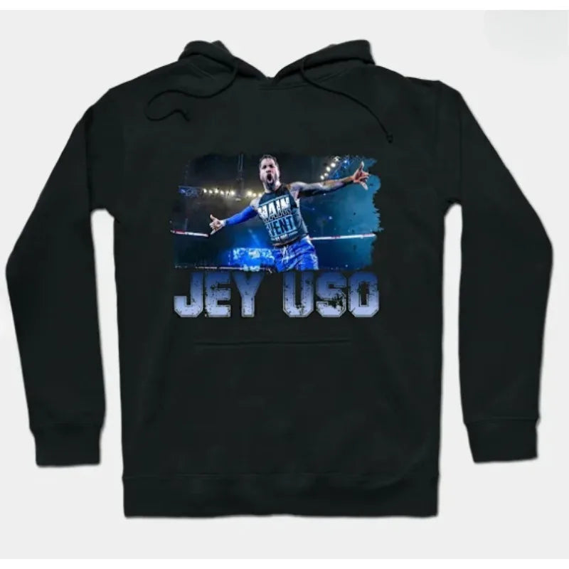 Jey Uso Yeet Hoodies Merch Hooded Women/Men Fashion Casual Streetwear Sweatshirts Clothing Fashion Hoodie Outwear