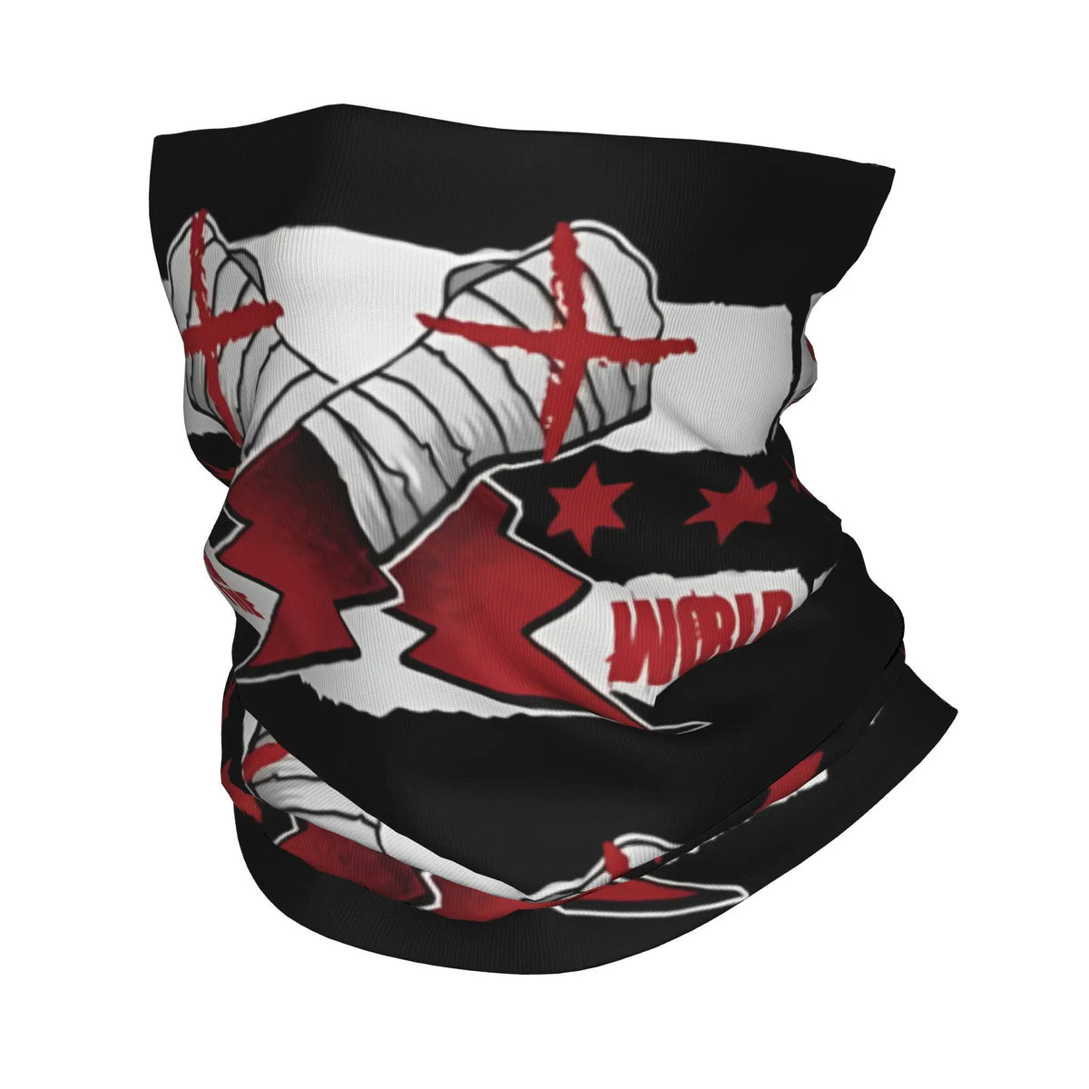 Wrestling CM Punk Bandana Neck Gaiter Printed  Mask Scarf Multifunctional Face Mask Fishing for Men Women Adult Washable