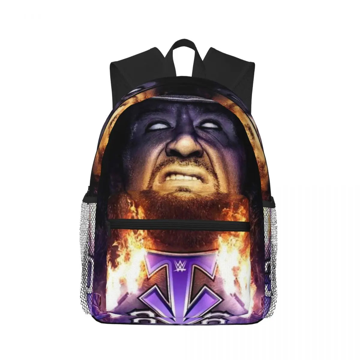 The Undertaker Wrestling Professional Wrestler Student Backpack School Bag Hiking Daypack for Boys Girl Bookbag Shoulder Bag