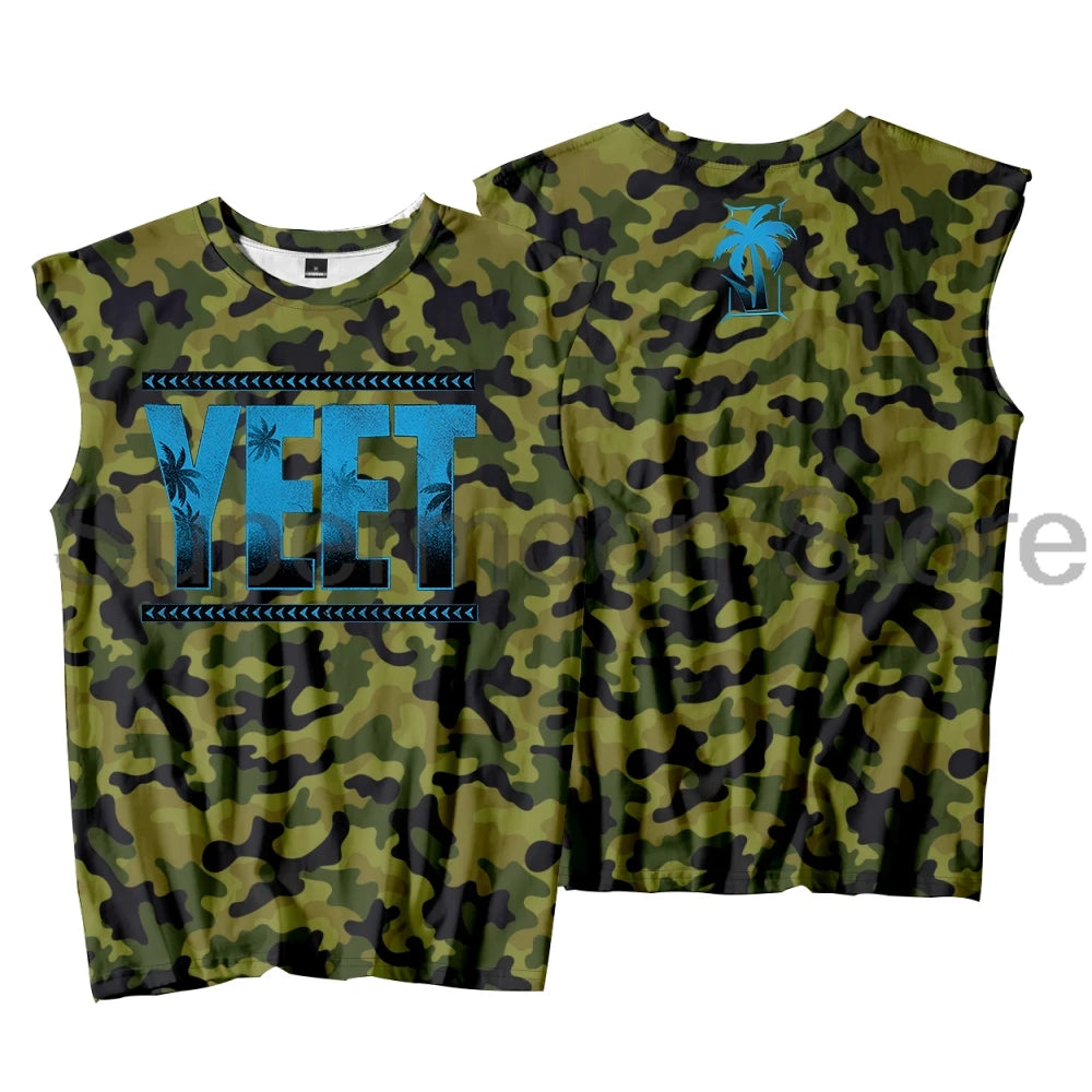 Jey Uso Yeet Tank Tops Unisex Sleeveless Sport Gym Vest Women Men Streetwear Trendy Outdoor Sportwear