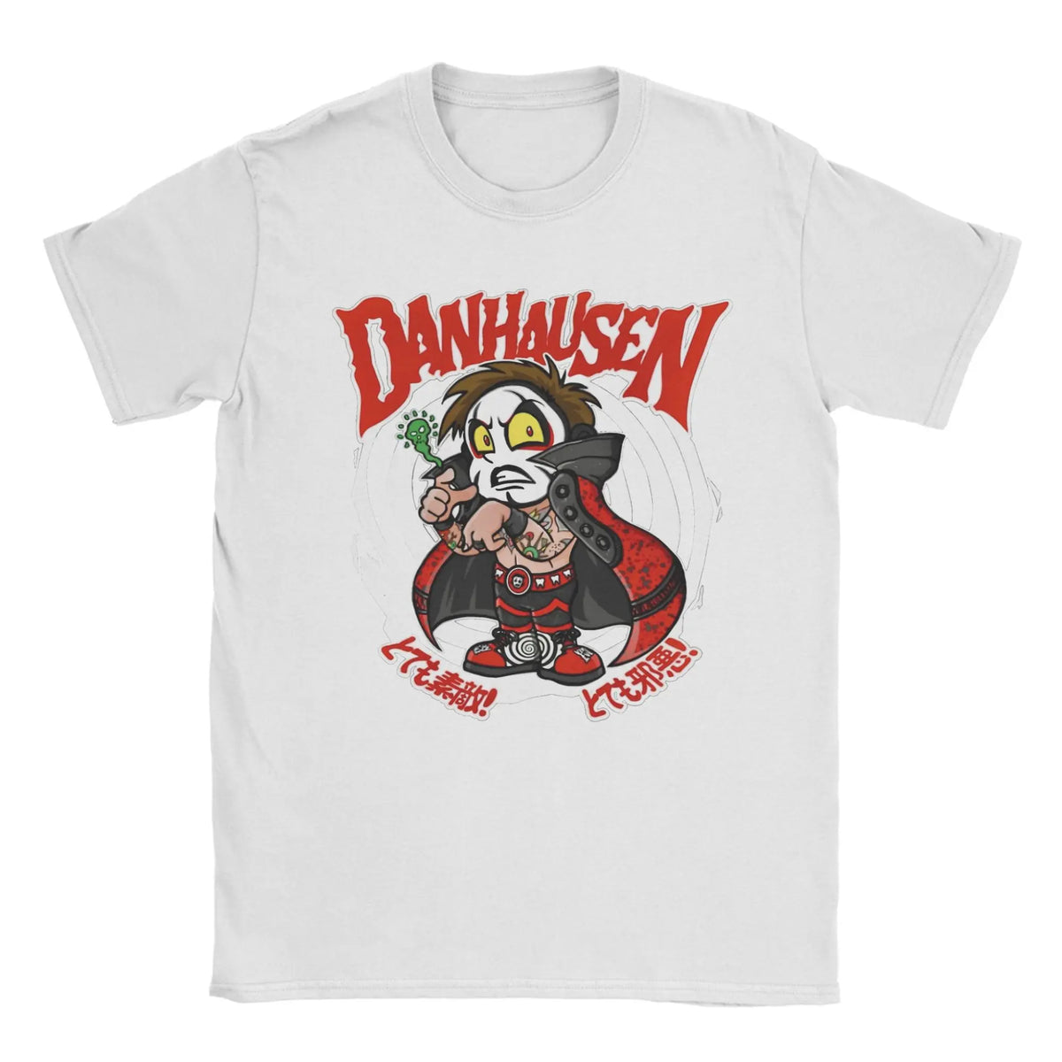 Danhausen Wrestler T Shirt Men 100% Cotton Hipster T-Shirt Round Neck  Tee Shirt Short Sleeve Tops Big Size