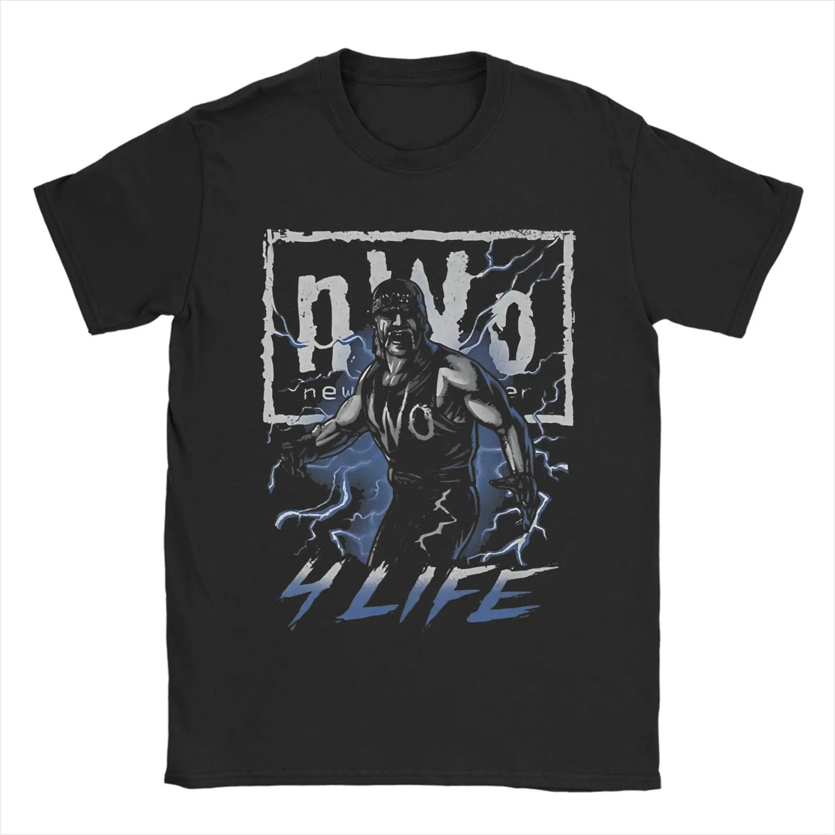 Casual Hulk Hogan NWO 4 Life Tshirt For Men Women Round Neck Short Sleeve Clothes Cotton Summer Top Tee