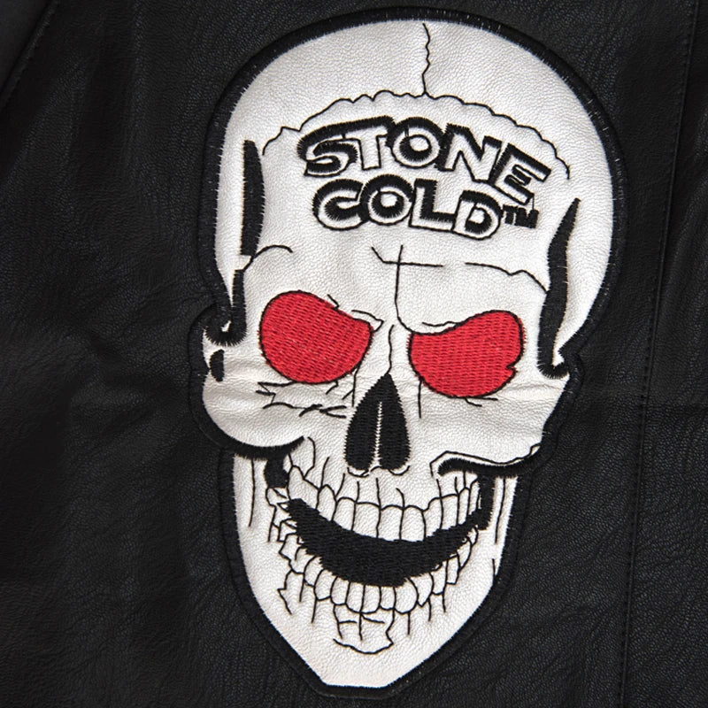 Steve Austin 3:16 Smoking Skull Vest Skull Vest Texas Rattlesnake New Austin 3:16 Smoking Skull Vest New Stone