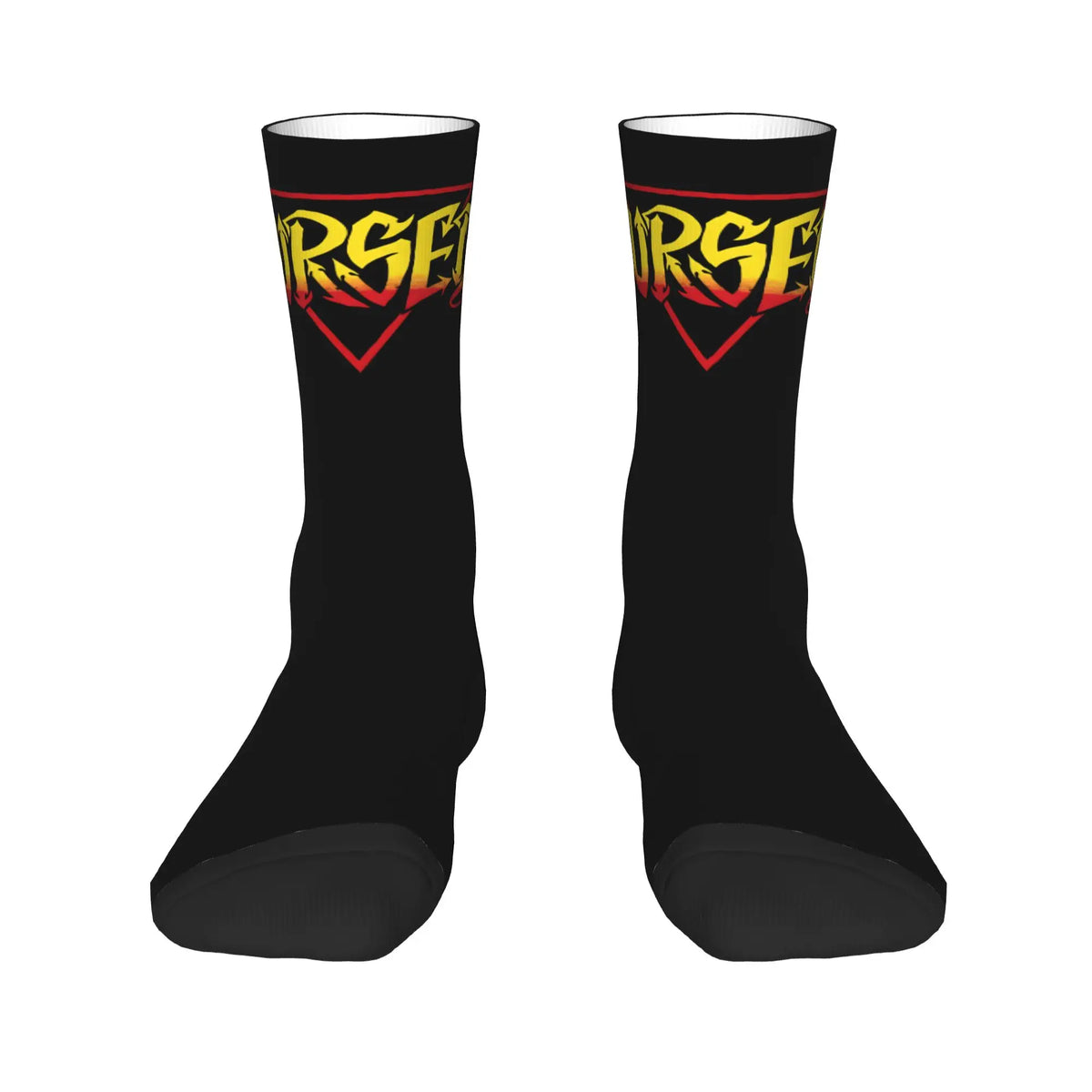 Danhausen Cursed Funny Wrestling Socks Men Women Polyester Casual  Socks Novelty Spring Summer Winter Middle Tube Socks Gifts
