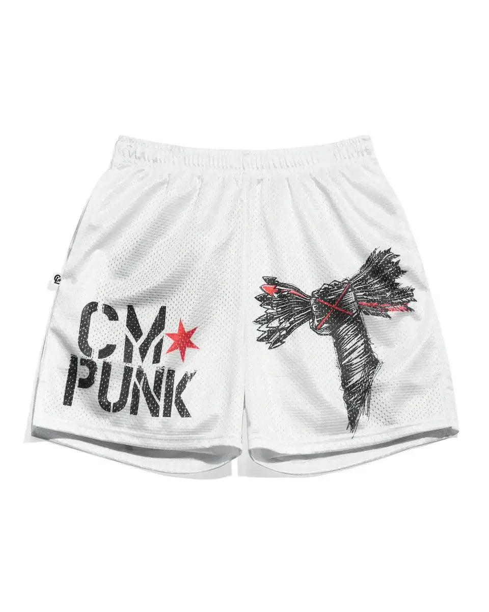 2025 Fighting Training Sports Casual Shorts CM Punk Star Shorts Men Women Oversized Shorts Breathable Fast Dry 3D Printed Shorts