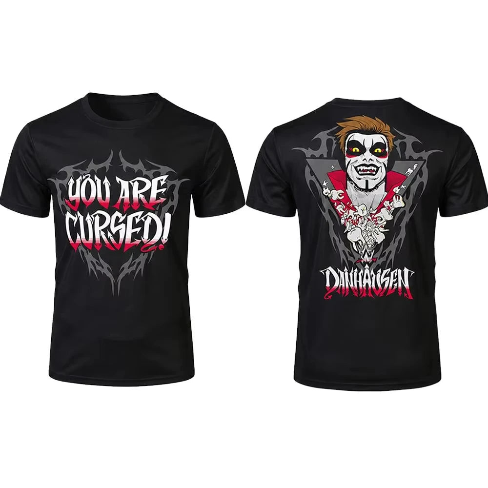 2026 New Danhausen Wrestler Printed T-shirt Men and Women Cotton T-shirt Men's T-shirts 2026 Summer New Outdoor Sports MenTops